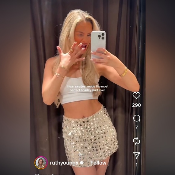 NWT ZARA 2025 collection blogger fav Skirt size S 
🚨FIRM PRICE NO ACCEPT OFFER - Picture 9 of 15